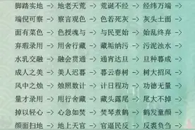 1500个成语接龙，环环相扣，头尾相连，看一遍都能记住，想忘都难图片
