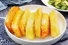 炸馒头片，直接炸还是裹蛋液？都错了，多做1步，外酥里软不吸油图片