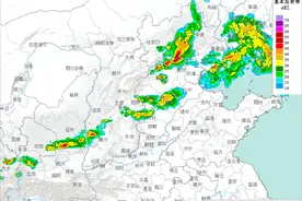 华北局地突现“黑昼”，这是飑线来了！太空可见：密集馒头云爆发图片