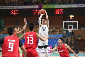 全运会U19男篮-孙浩钦25+5武子涵24分 广东力克江苏小组第一进四强图片
