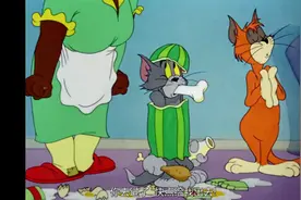 猫和老鼠，家里来了只闪电猫，不仅偷吃东西，还嫁祸给汤姆图片