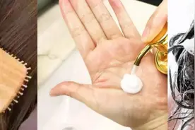 正确洗头减少头油图片