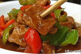 天冷了教你用里脊肉做一道好吃的菜，成菜嫩滑爽口下饭，太香了图片