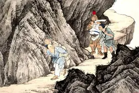 逃荒途中，母亲背着长子却让幼儿步行，一将军瞧见：此事不简单图片