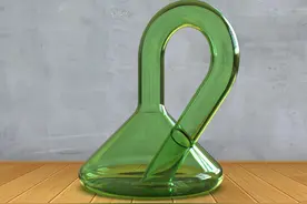 SolidWorks里用两种方法画这个克莱因瓶，圆角竟然成了此图的重点图片