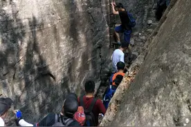 郑州驴友记｜攀爬南太行经典十八缸，自驾黑毛沟大峡谷图片