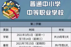 北京中小学春季学期校历来了，收藏！7月15日放暑假图片