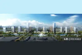 长沙高铁西城地标！两栋超高层双子塔，快看高清效果图图片