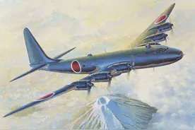 轰炸美利坚，日本六发巨兽G10N“富士山”重型战略轰炸机图片