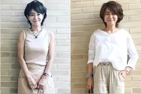 年纪越大，穿搭越要做“减法”！瞧这姐姐的极简风穿搭，多优雅图片