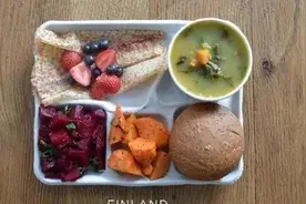 世界各国学生的午餐都是吃的什么？要讲究均衡搭配图片