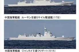 尚属首次！中俄10艘军舰编队同时穿航津轻海峡 055大驱霸气现身图片