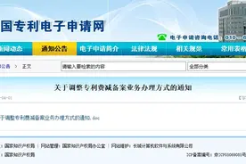 4月7日起！专利费减备案可以电子提交了！图片