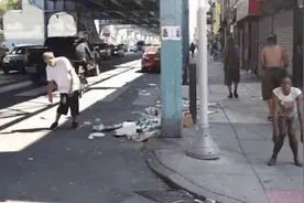 美国疏于毒品管控，费城街头“丧尸”遍地，恐要变成另一个墨西哥图片
