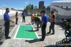 为城市添加色彩，让不同颜色共享单车有各自的“家”图片
