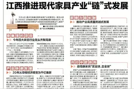 以南康家具为核心，辐射带动樟树金属家具、南城校用家具江西推进现代家具产业“链”式发展图片