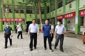 「战一线」 市教育局领导分赴县区和学校督导检查工作图片