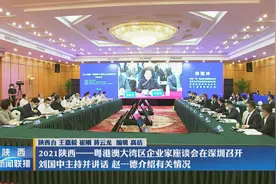 2021陕西——粤港澳大湾区企业家座谈会在深圳召开 刘国中主持并讲话 赵一德介绍有关情况图片