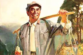 【党史故事】挑粮小道——朱德一条扁担两头挑图片