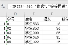 教务老师Excel之IF嵌套图片