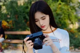 鞠婧祎：只要有勇气，整片蓝天便是你的。图片