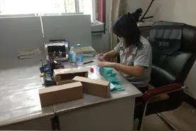 嘉安收费所全面加强疫情期间CPC卡消毒盘点工作图片