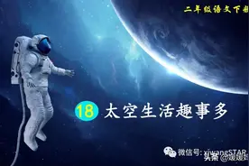 部编版二年级下册语文《18.太空生活趣事多》学习课件图片