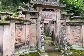 四川省巴中市平昌县江口镇，李氏豪族为祖先修建的古墓群太壮观了图片
