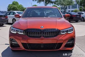 新款宝马330i标轴，不加长感觉更协调，这个配色叫什么橙？图片