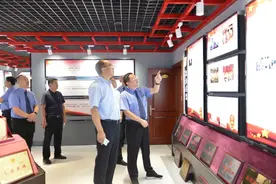 庄河市委书记申守勃一行到庄河市检察院调研指导工作图片