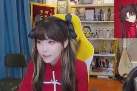 周淑怡cos远坂凛跳舞，长腿黑丝二次元摇，却被腐团儿“秒杀”图片