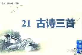 部编版四年级下册语文《21.古诗三首》学习课件图片
