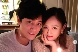 陈乔恩艾伦庆祝恋爱1周年，晒烛光晚餐亲密照表白互动好甜蜜图片