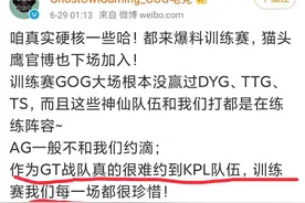 GOG扮猪吃老虎？前脚还说约不到人，后脚把VG打了个5比0图片