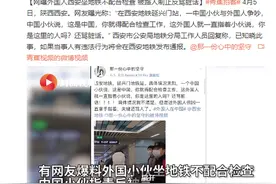 外国人西安坐地铁不配合检查 被路人制止反骂脏话图片