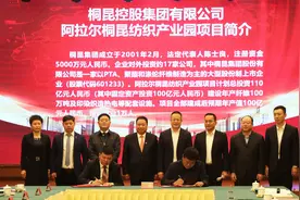 百亿投资、百亿产出、万人就业项目落户阿拉尔市图片