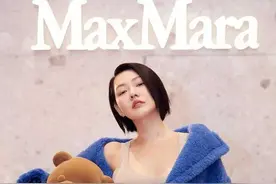 徐熙娣身材好任性穿，泰迪熊外套配裸色打底像“无穿”，气场强大图片