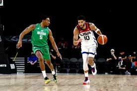 非洲雄鹰爆出冷门，热身赛掀翻美国男篮，9名NBA球员在列不容小觑图片