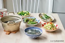 广东1家3口的晚餐，网友：广东人什么都吃，就是不吃辣椒图片
