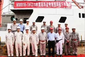 携手建造高质量远洋渔船 金枪鱼围网渔船“中太6”成功下水图片