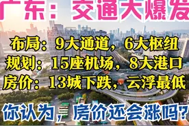 广东2025：6大枢纽，8大港口，9条通道，15座机场，13城房价下跌图片