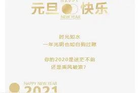 再(gǔn)见(dàn)2020，2021你好图片