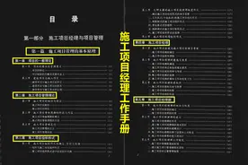 年薪40万的项目经理，就靠着这份施工项目经理工作手册，打下江山图片
