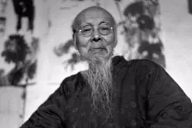 56岁齐白石，征得妻子同意后送18岁保姆一副定情画，今价值9千万图片