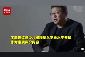 丁磊建议：将少儿编程纳入学业水平考试，作为素质评价内容图片
