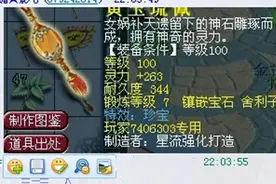 梦幻西游：100级专用项链能有多极限，初灵221，打满宝石281图片