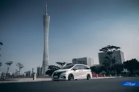 奥德赛改装MMX轮毂，姿态低趴风格图片