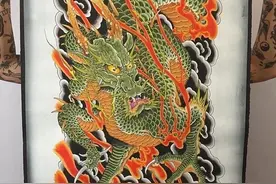 传统纹身手稿分享图片