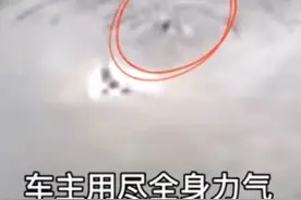 这就是母爱！车辆坠河母亲托举救子图片