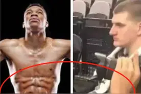 有一种对比叫约基奇腹肌VS字母哥腹肌！同是NBA球员身形差距大图片